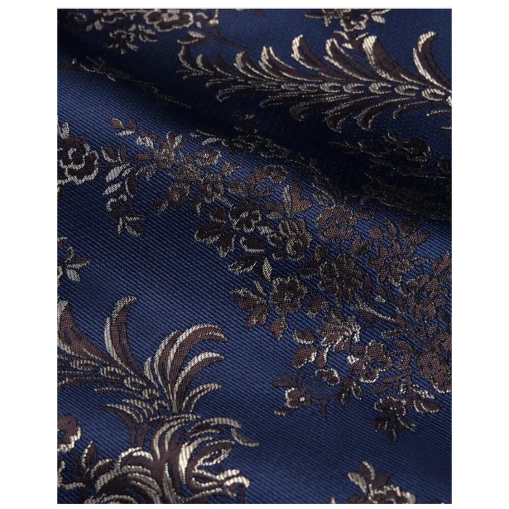 NWT Hill House Ribbon Ellie Nap Dress Navy Bird Brocade Medium - Picture 5 of 5